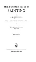 Cover of Five Hundred Years of Printing, Third Edition, Revised
